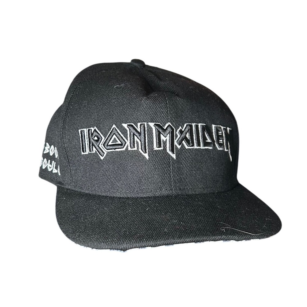 Iron Maiden Book of‎ Souls Black Hat Cap Heavy Metal Band Rock Music